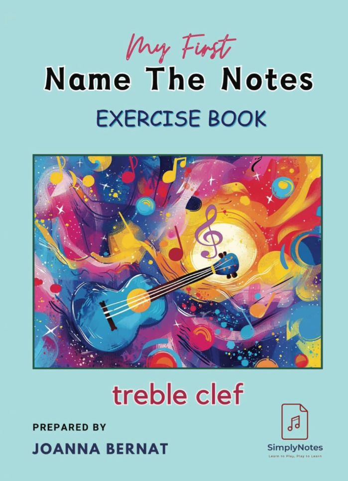 My First Name The Notes Exercise Book